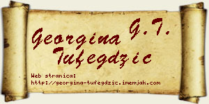 Georgina Tufegdžić vizit kartica